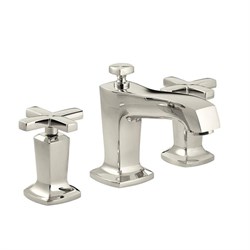 Kohler Bathroom Sink Faucet with Double Cross Handle in Polished Nickel